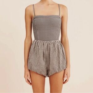 Posse gingham bubble shorts
